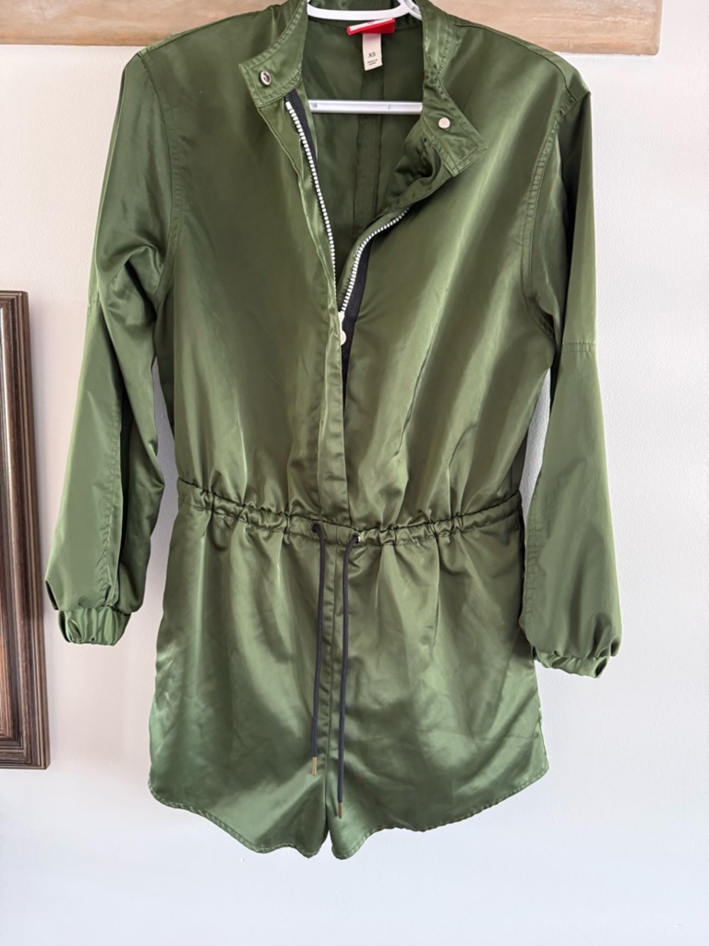 Hunter Olive Green Women's Romper